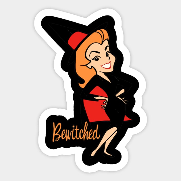 Bewitched Samantha Stevens Sticker by szymkowski